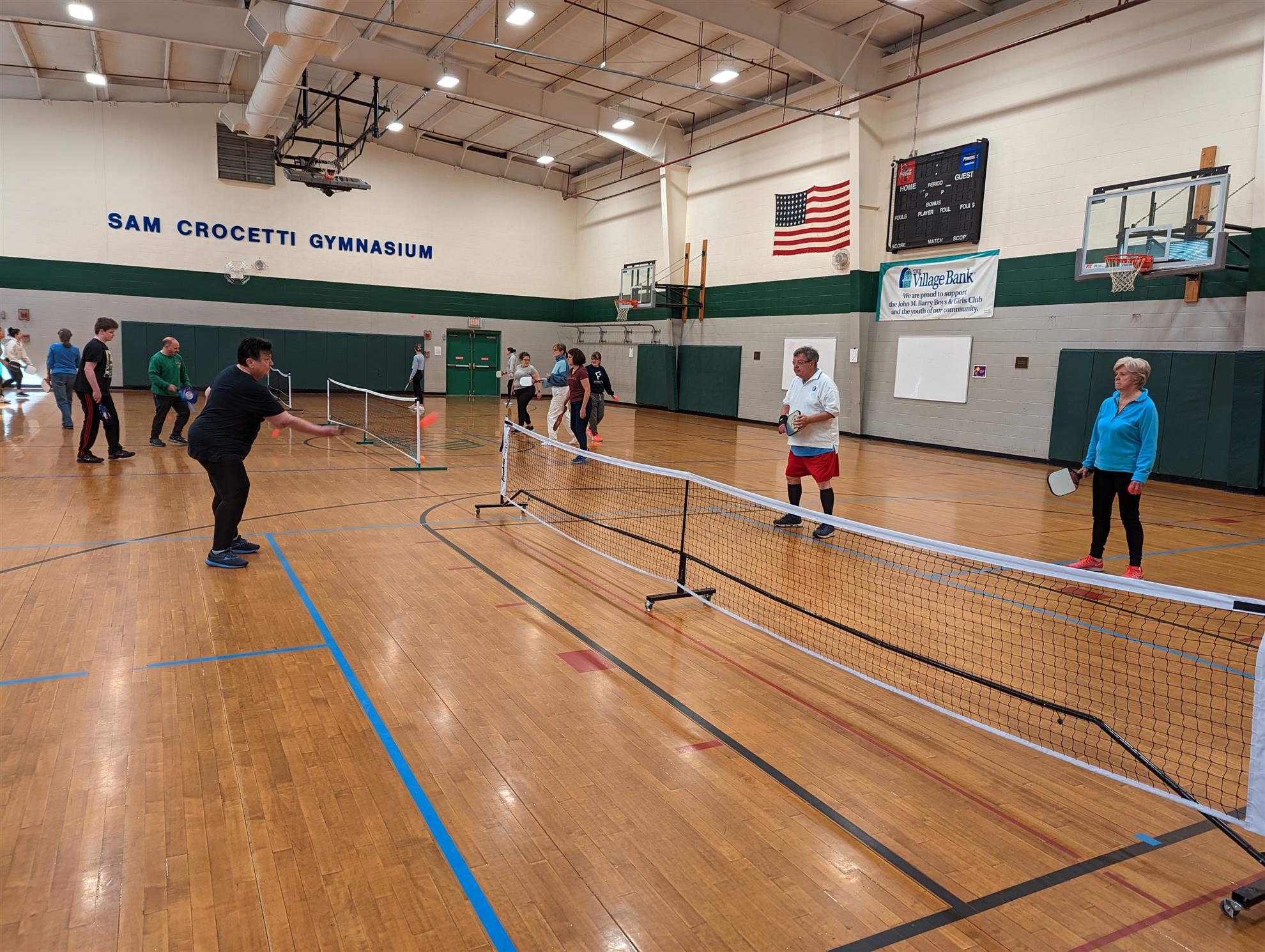 Newton Pickleball Meetup Supported Second Step Rotary District 7910